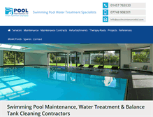 Tablet Screenshot of poolmaintenanceltd.com